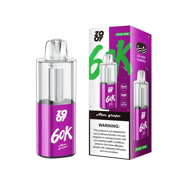 ZOOY Fizz 60K Puffs Disposable Vape high quality